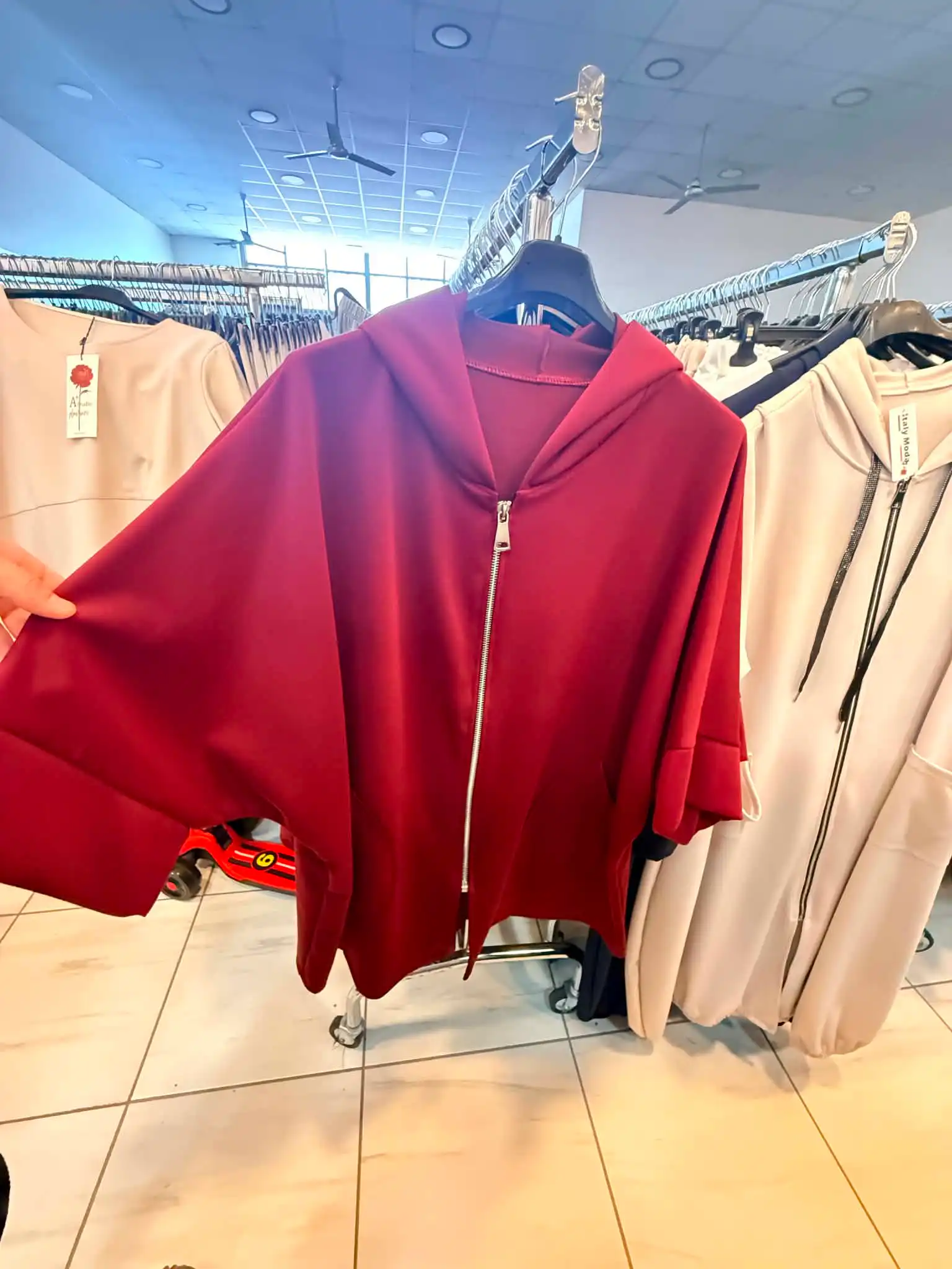 Mikina s kapucňou na zips