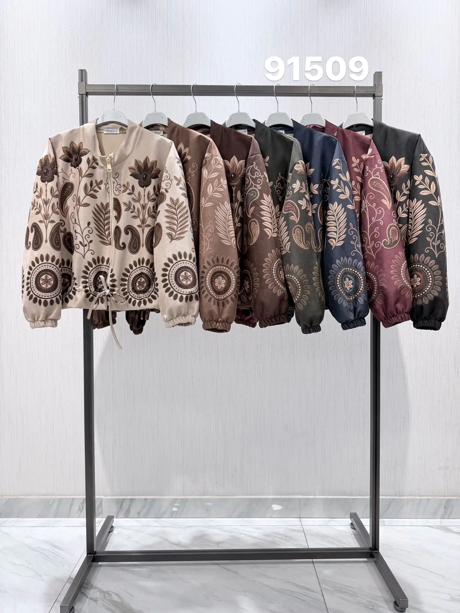 Bomber bunda s golierom