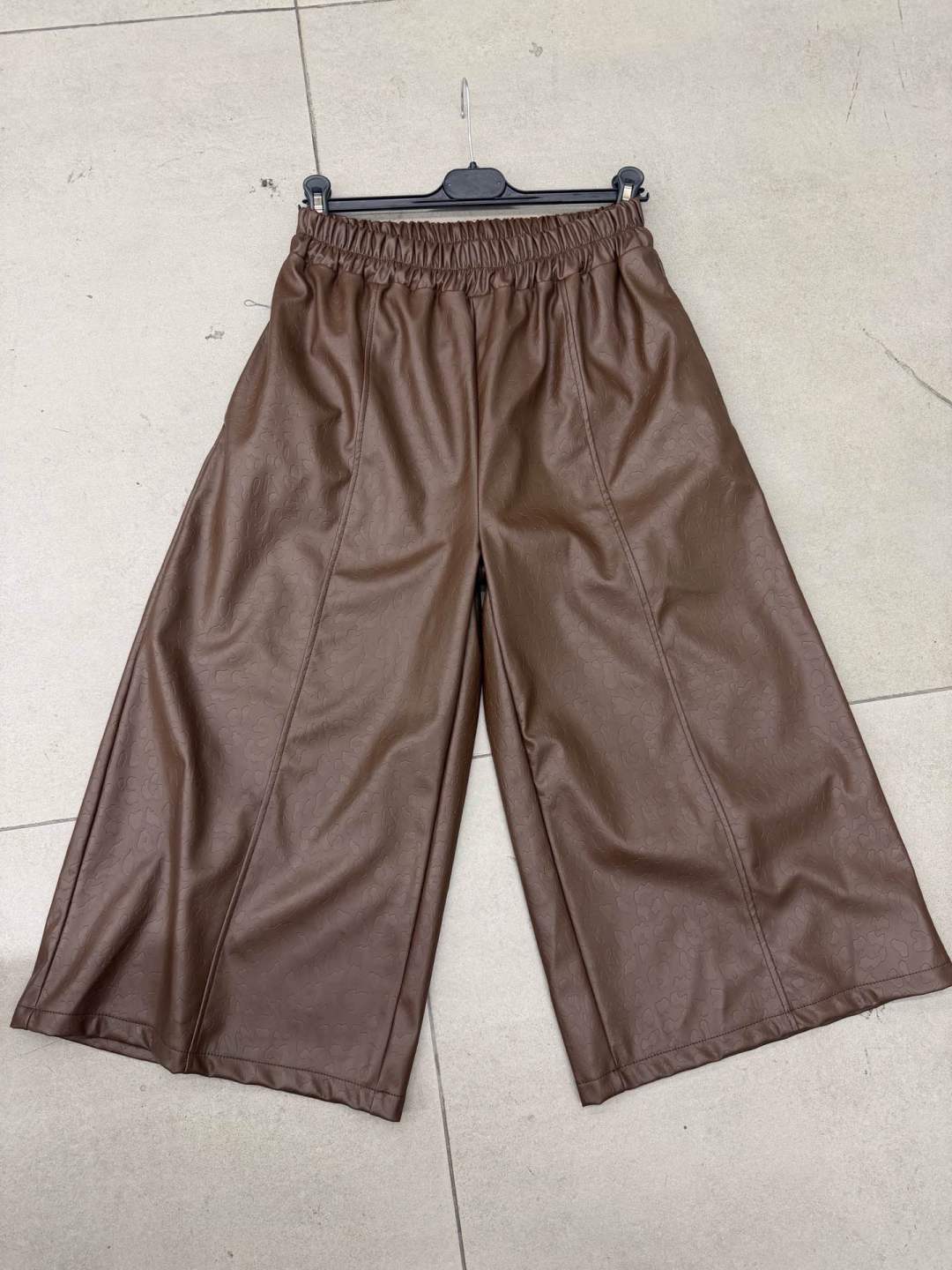 Nohavice Wide Leg s Elastickým Pásom