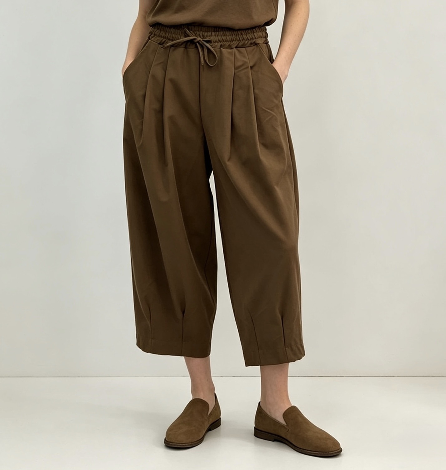 Široké culotte nohavice 7/8