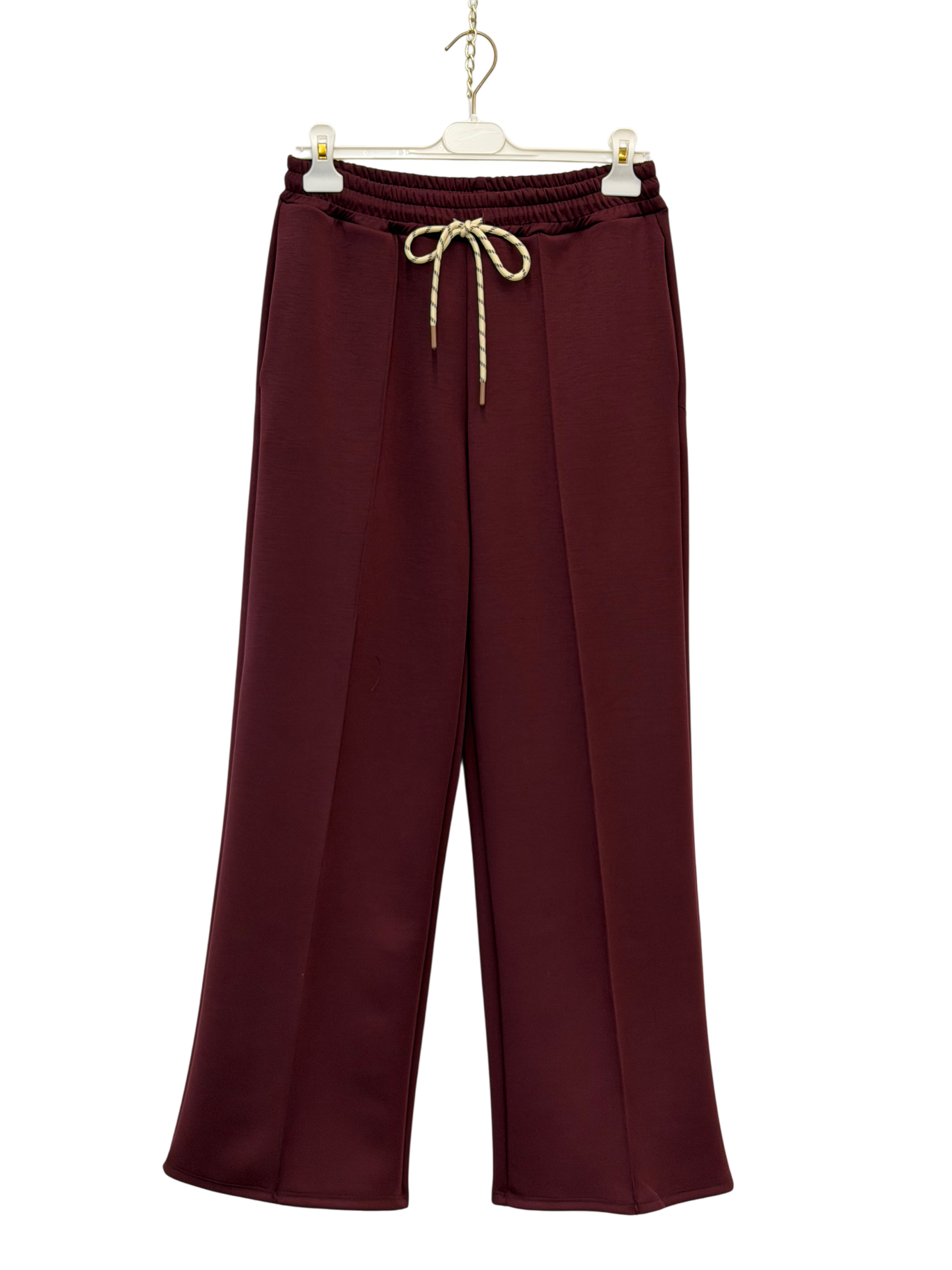 Nohavice Wide Leg s Elastickým Pásom
