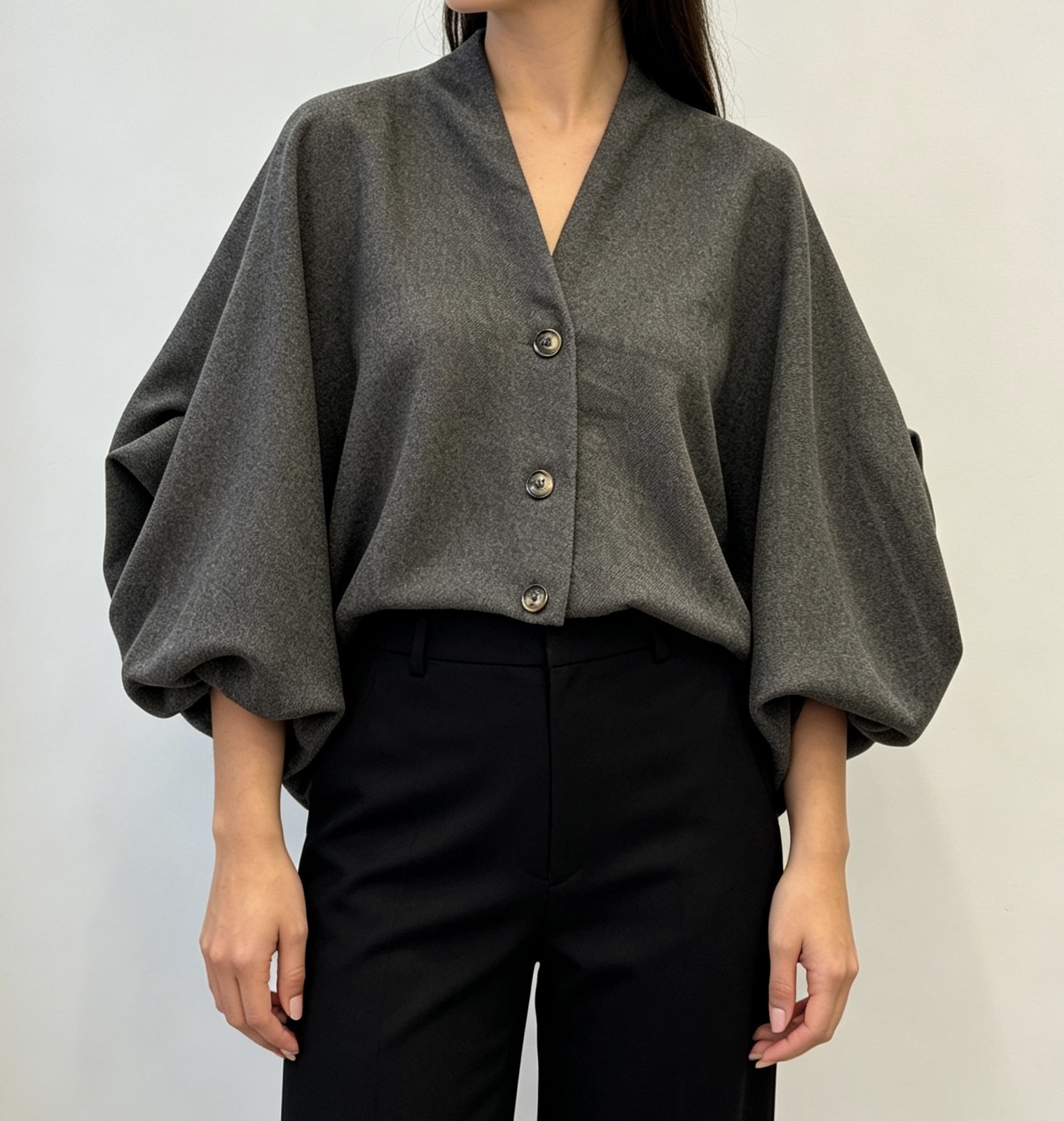 Oversize bunda s obdĺžnikovým strihom