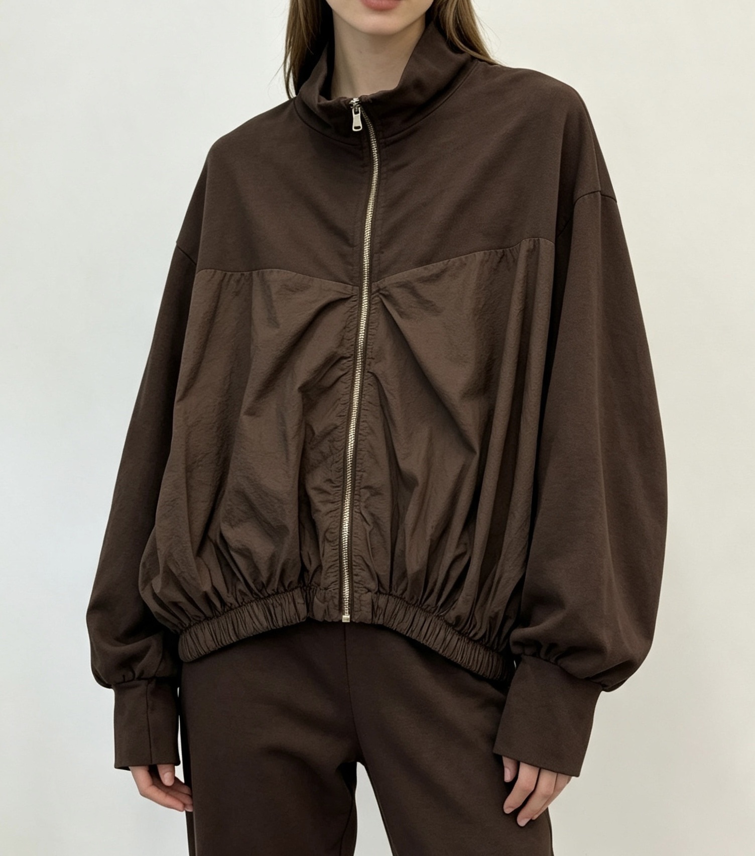 Oversize bunda s golierom