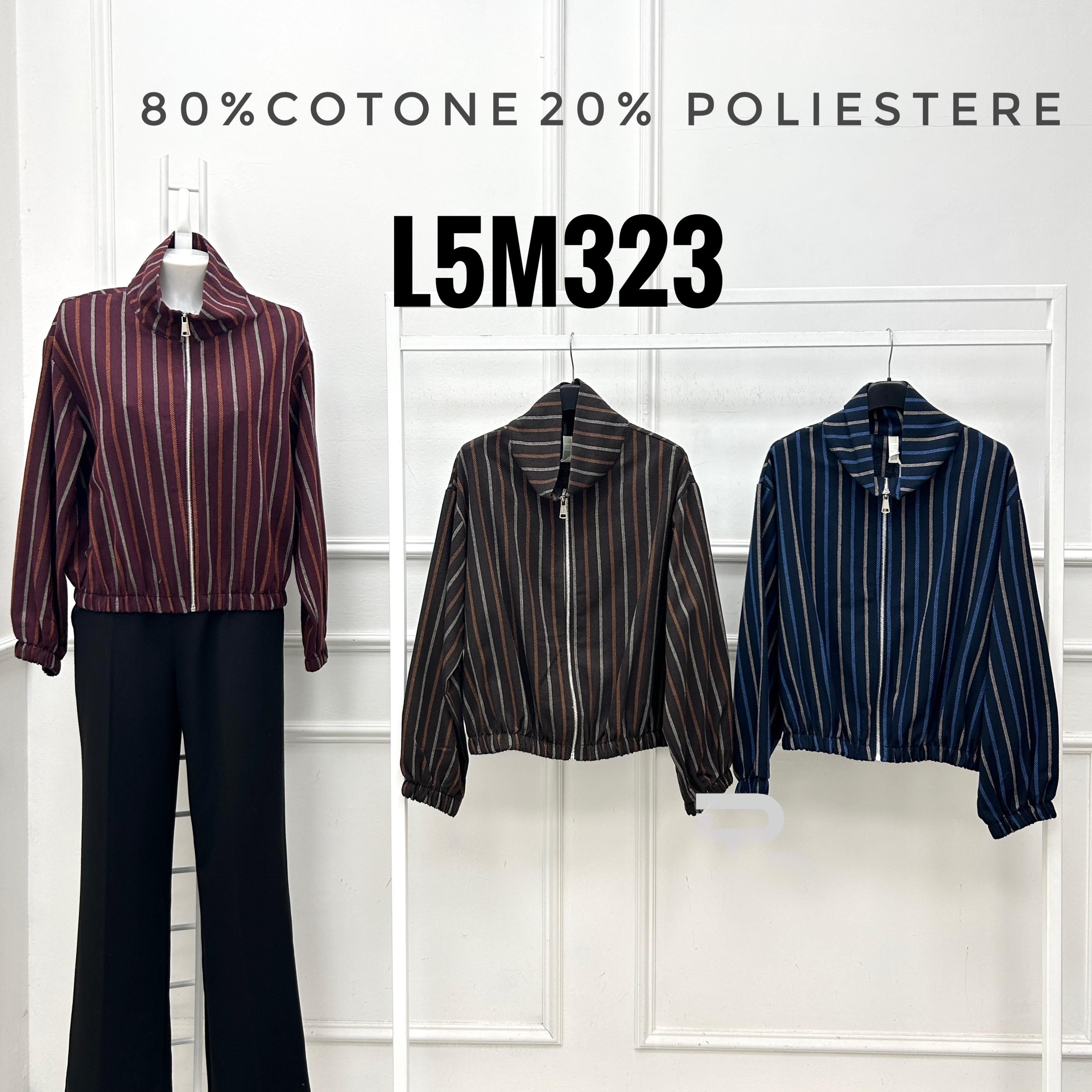 Bomber bunda s pruhmi