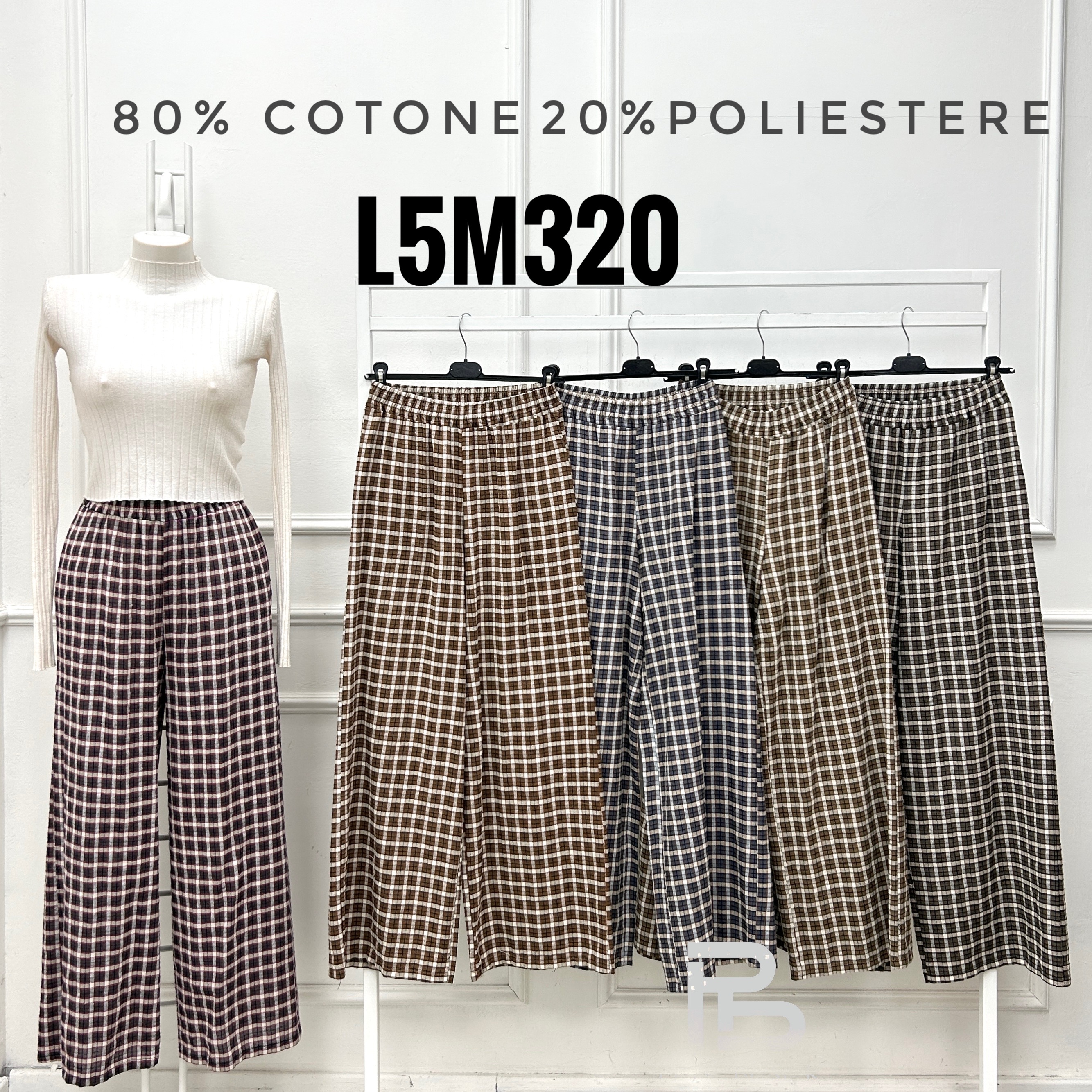 Nohavice Wide Leg s elastickým pásom