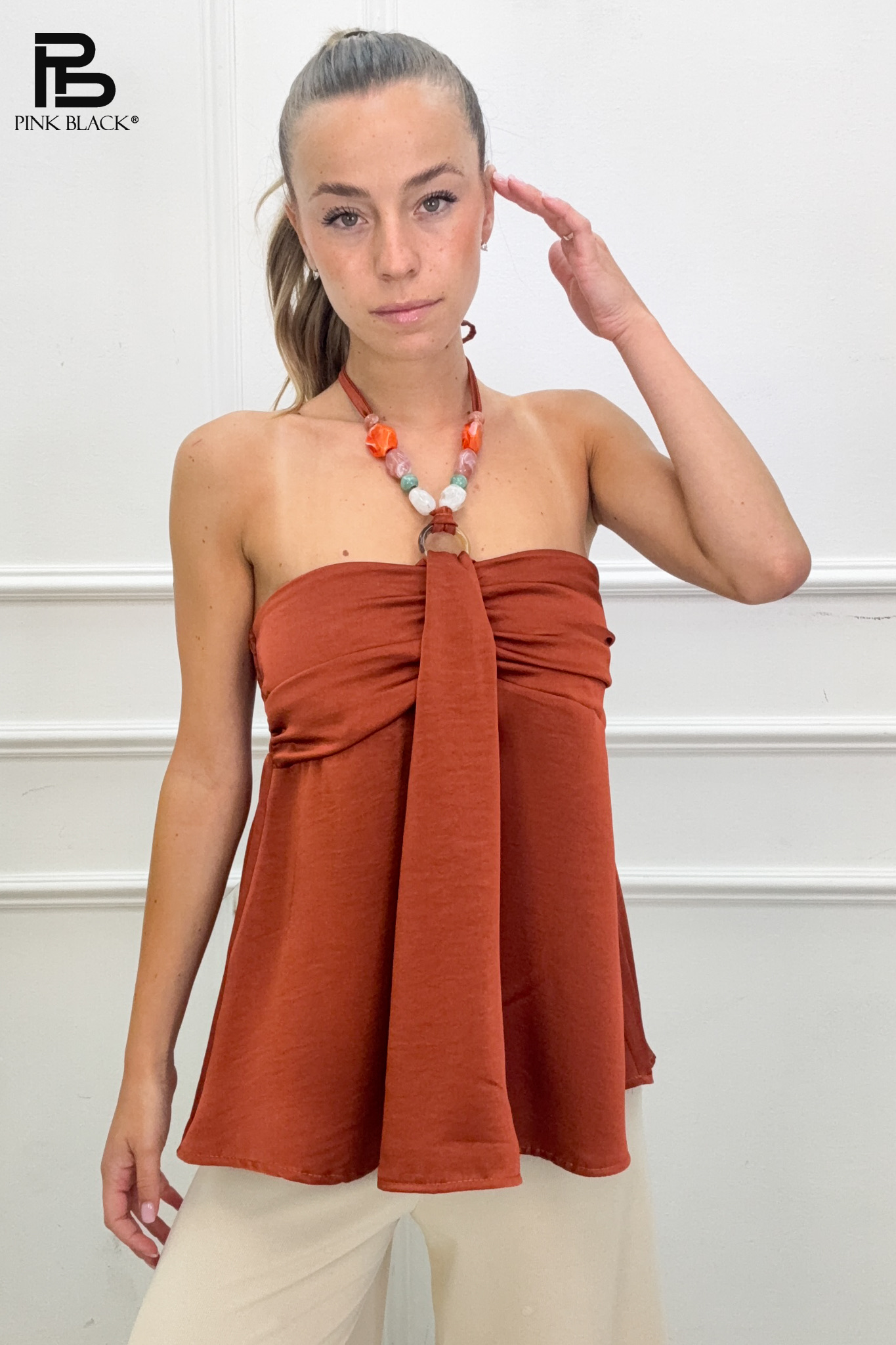 A-line top s halterom