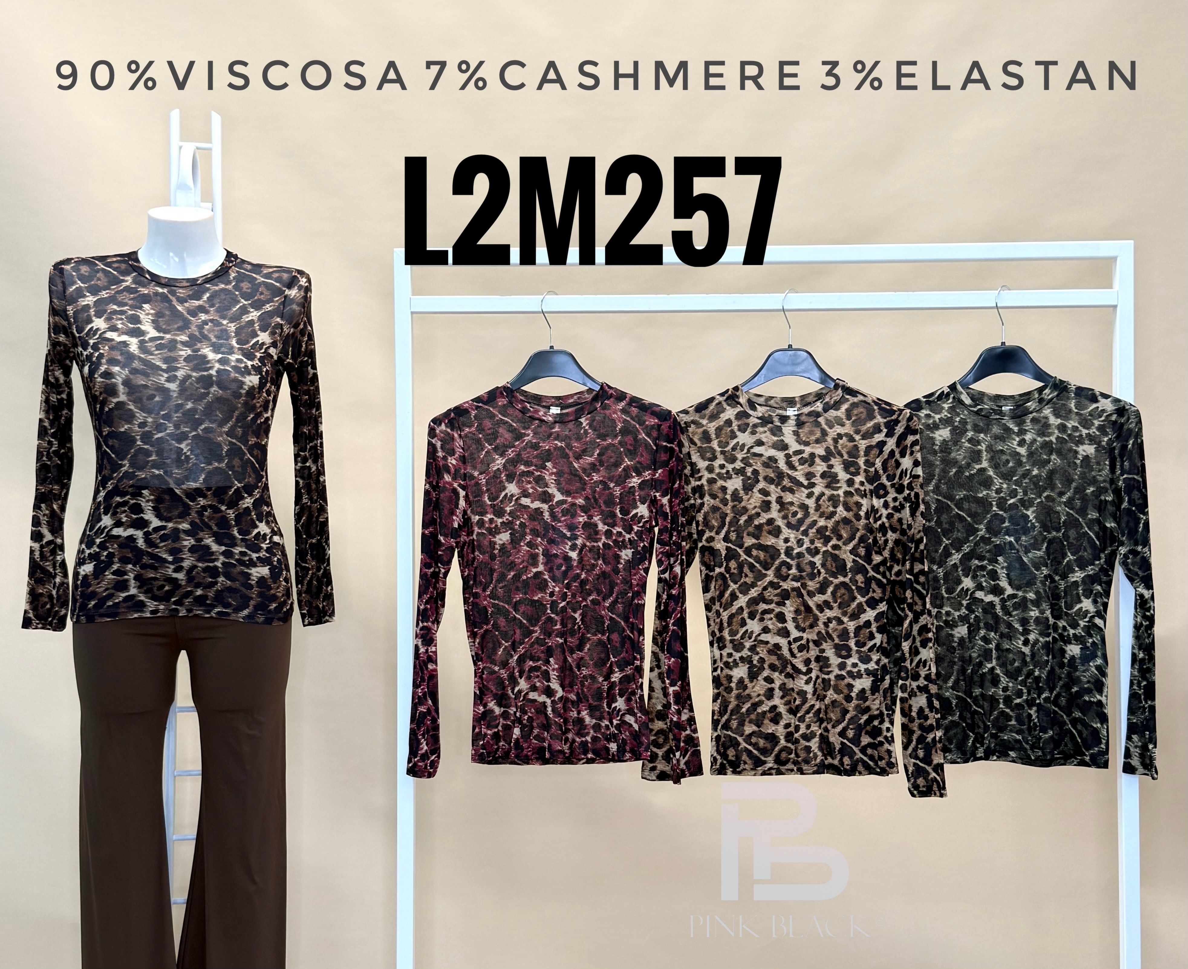 Priliehavé tričko s leopardím vzorom