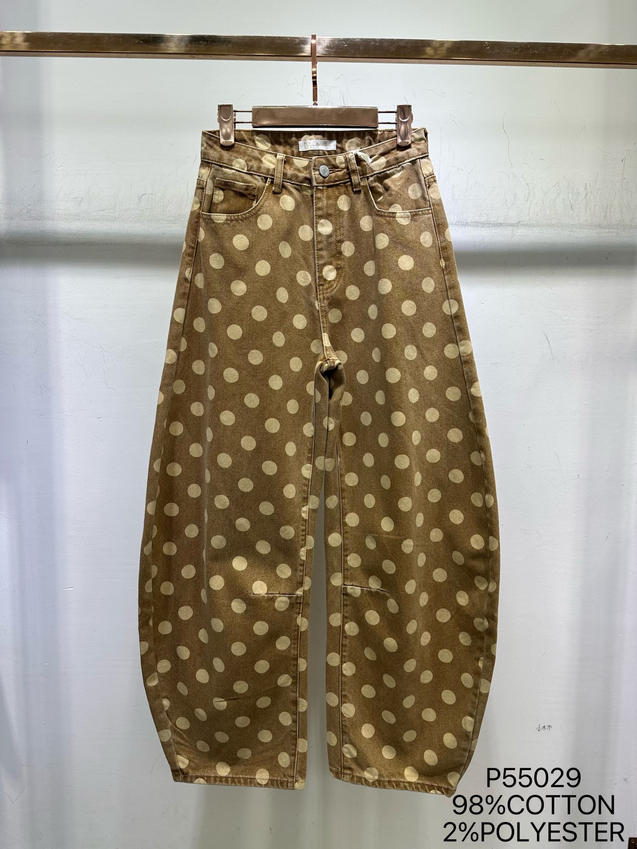Nohavice Wide Leg s vysokým pásom