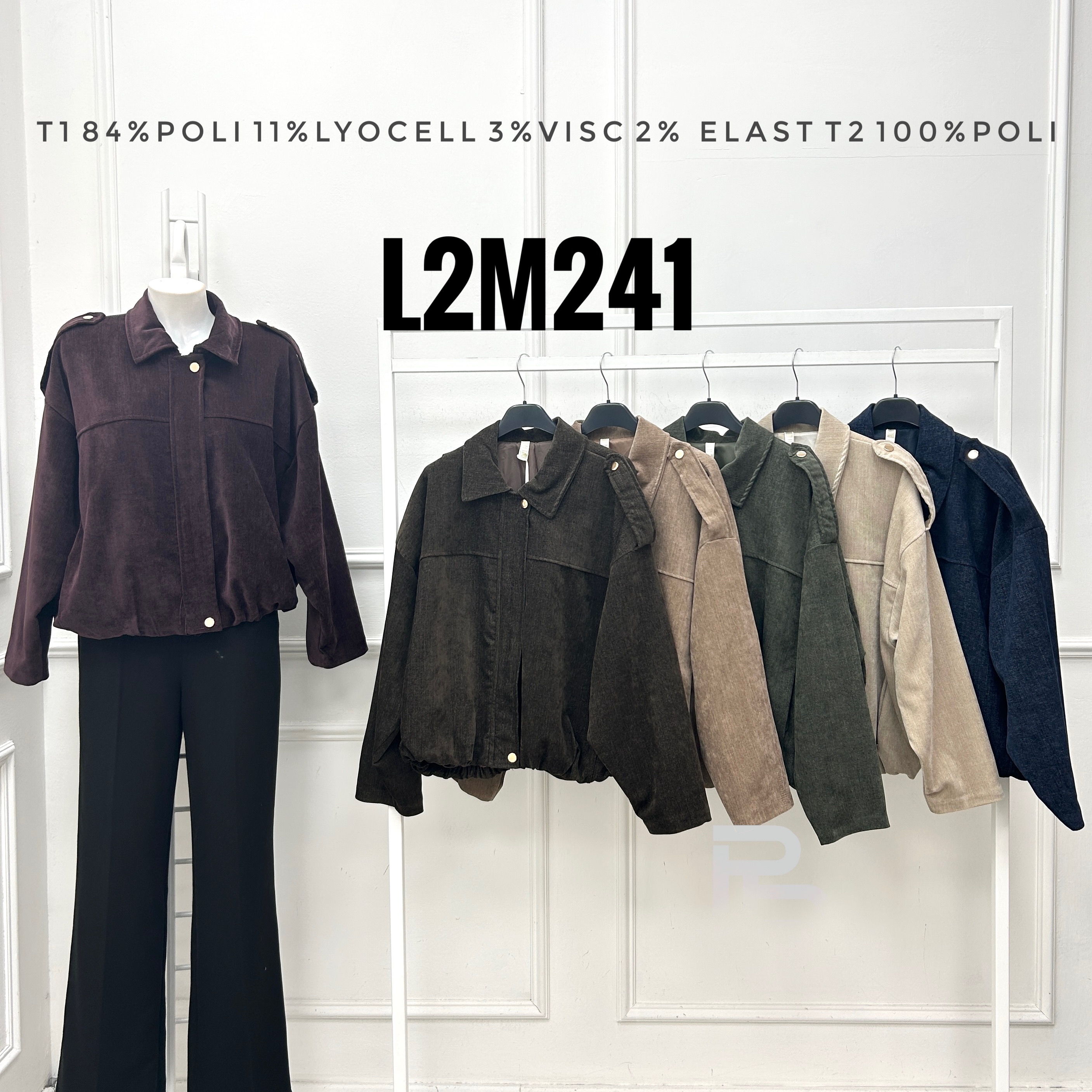 Overshirt bunda sťahovacou šnúrkou v páse