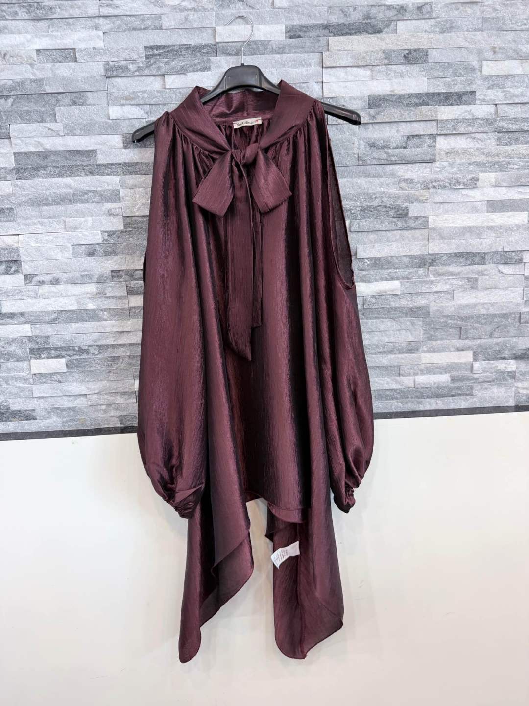 Oversized tunika s mašľou