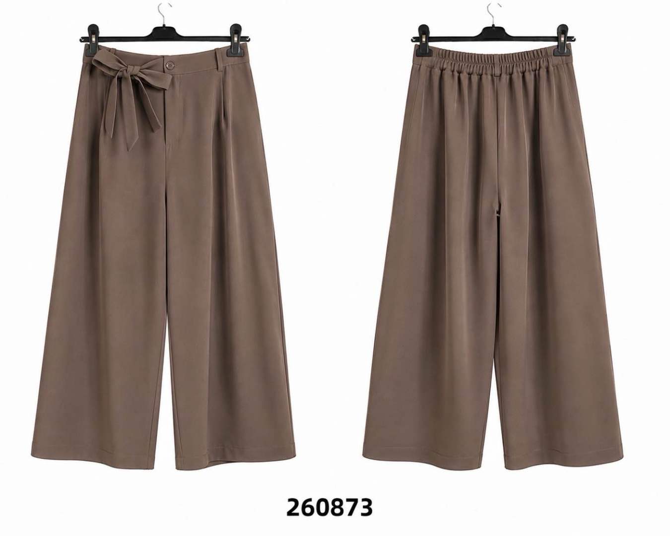 Culotte nohavice s vysokým pásom