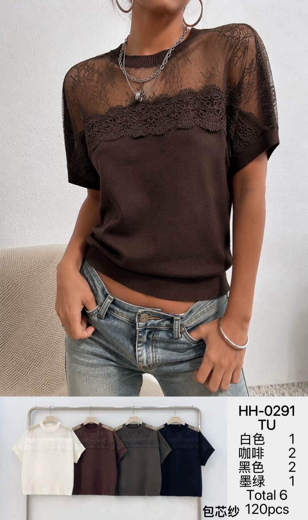 Top s čipkovým vrchom