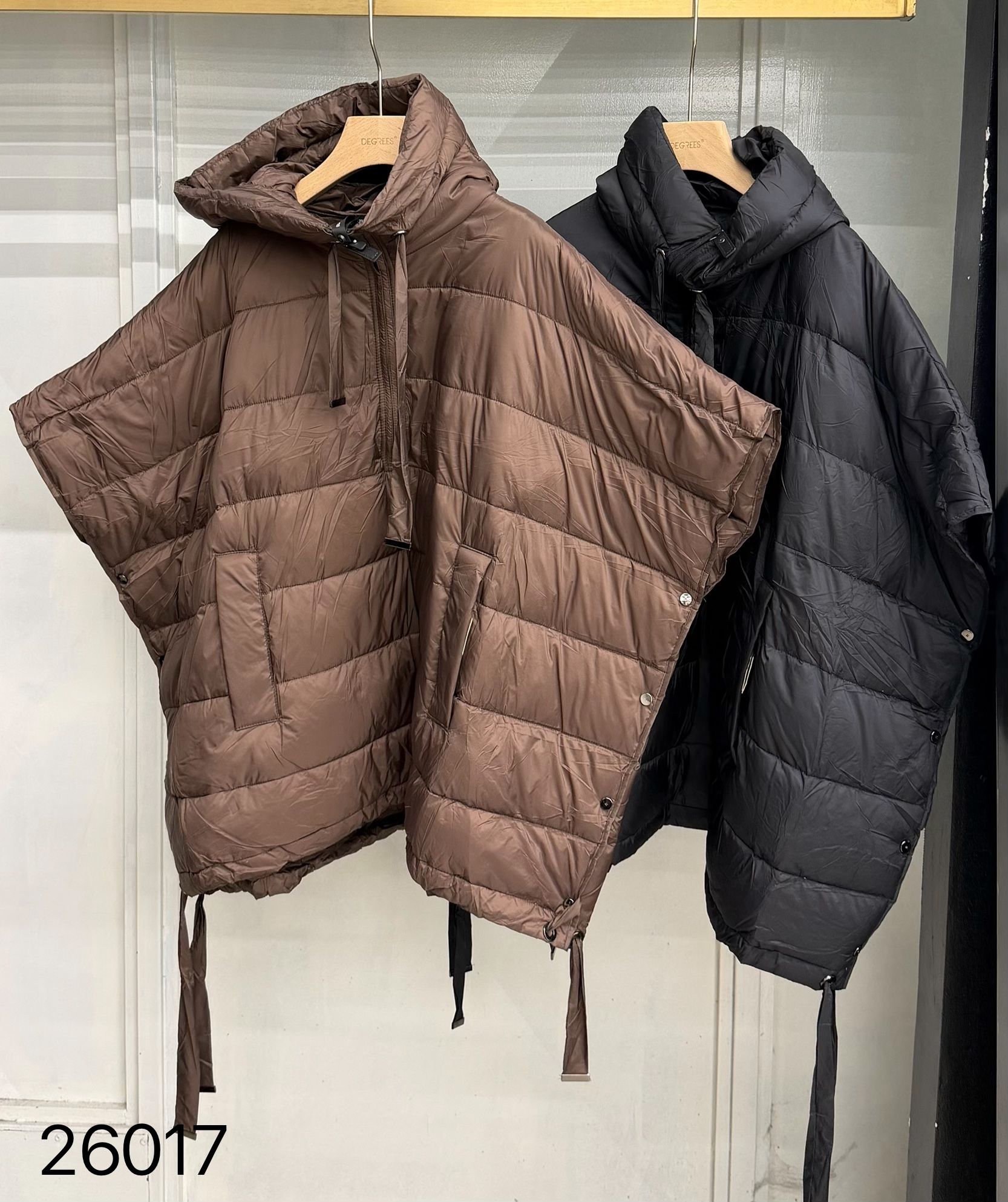 Oversize kabát s kapucňou