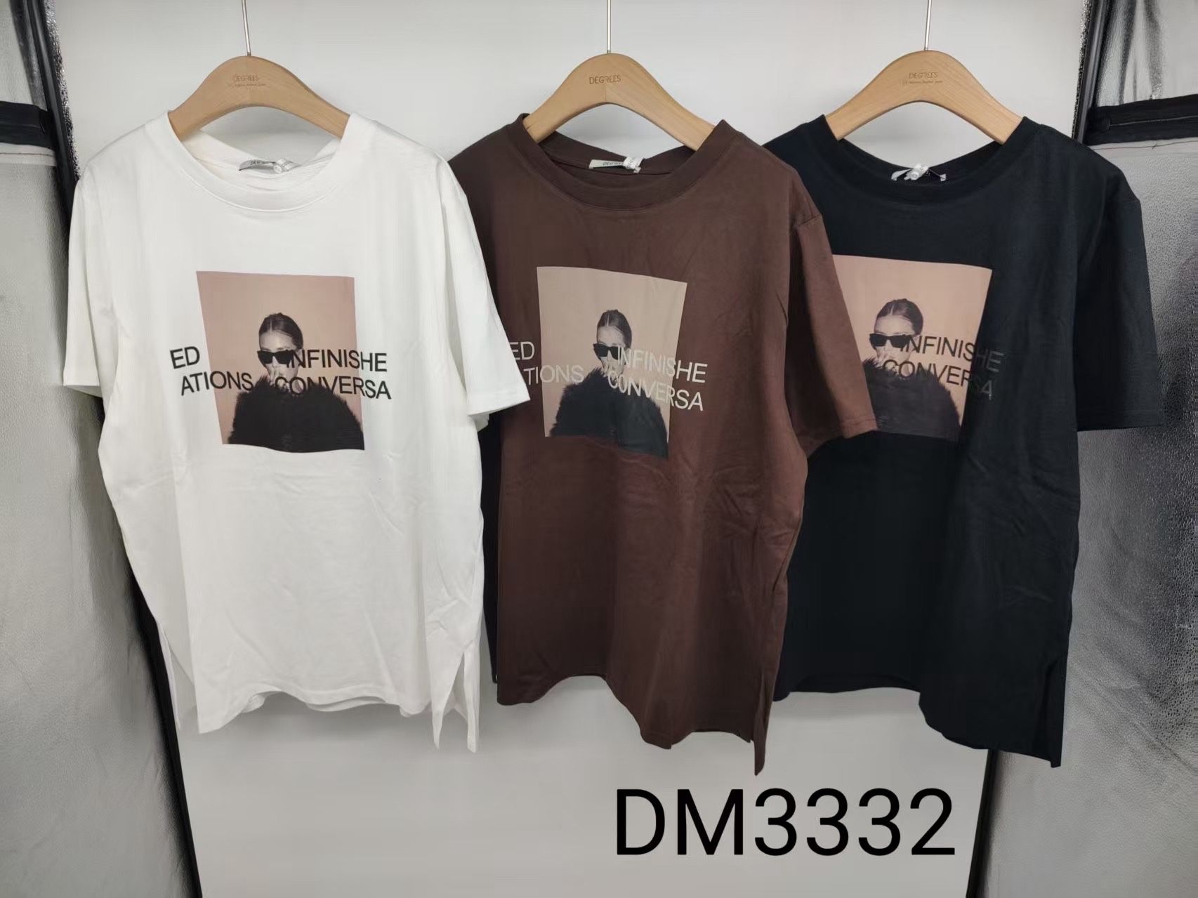 Oversized tričko s potlačou