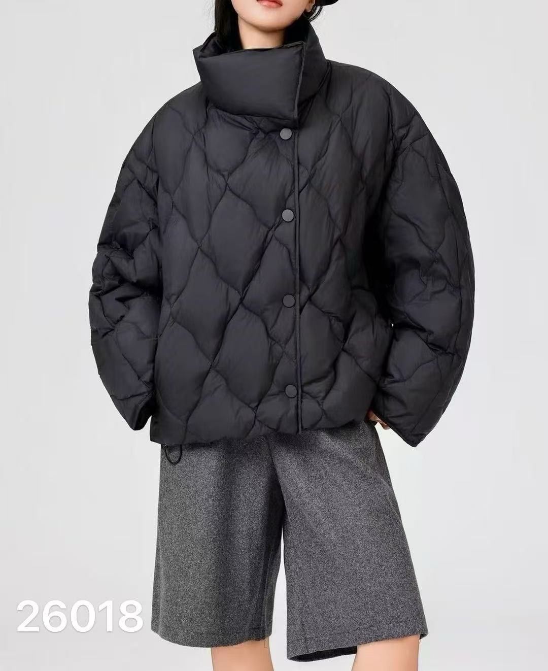 Oversize prešívaná bunda
