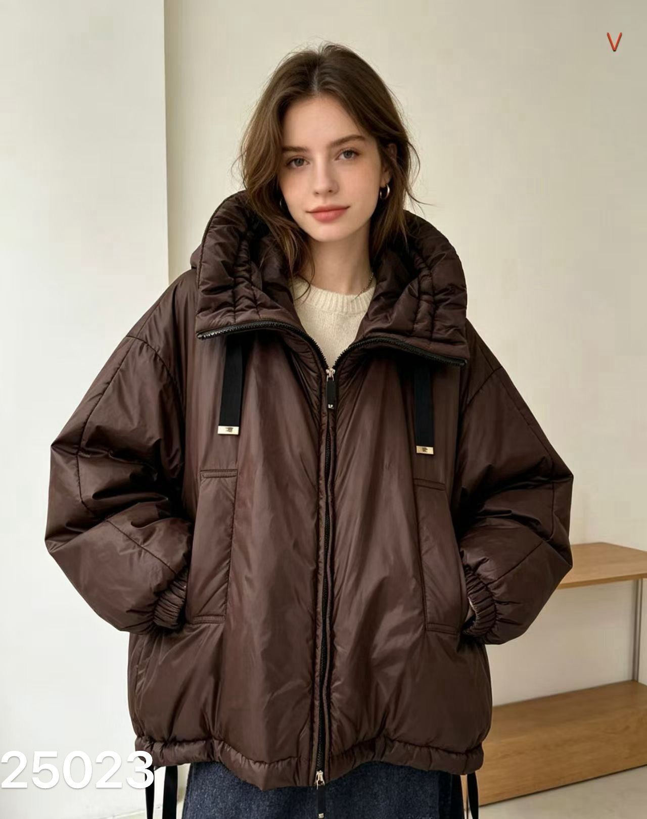 Oversized bunda s kapucňou