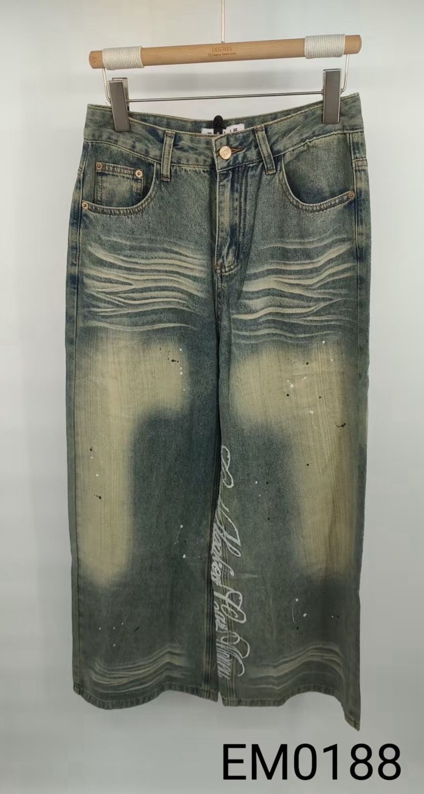 Džínsy Wide-Leg s voľným strihom