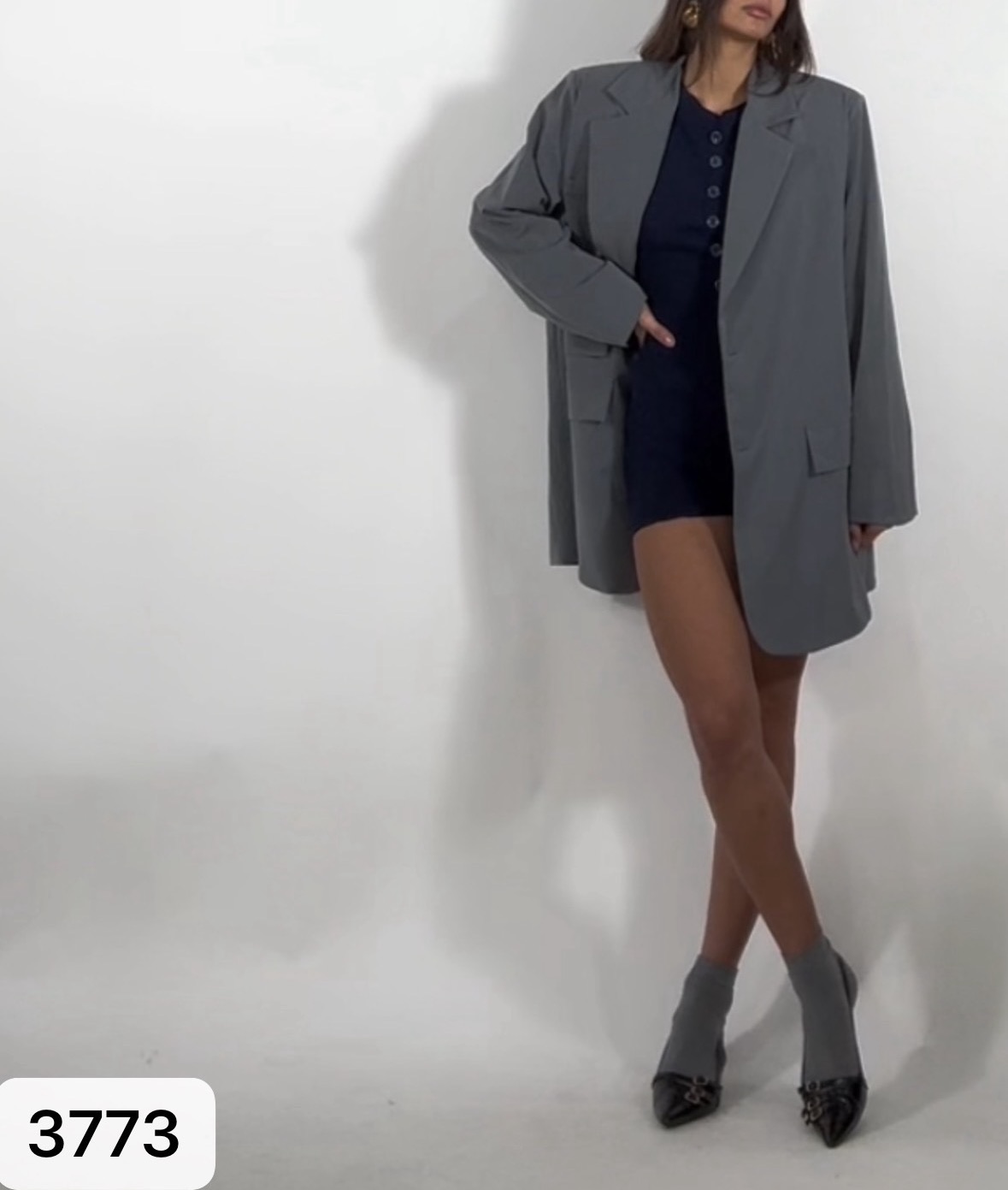 Predĺžené oversize sako
