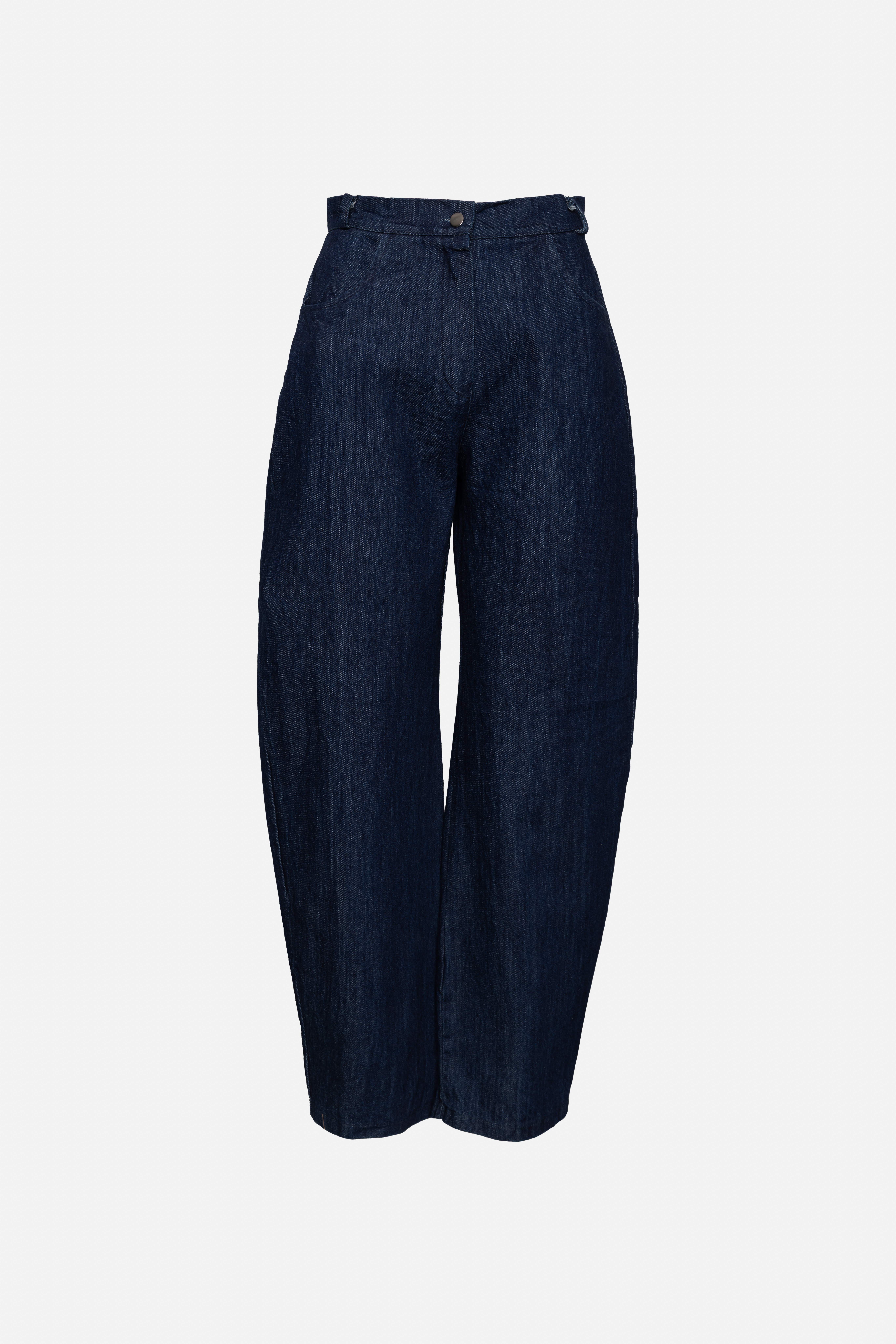 Nohavice s vysokým pásom a širokými nohavicami