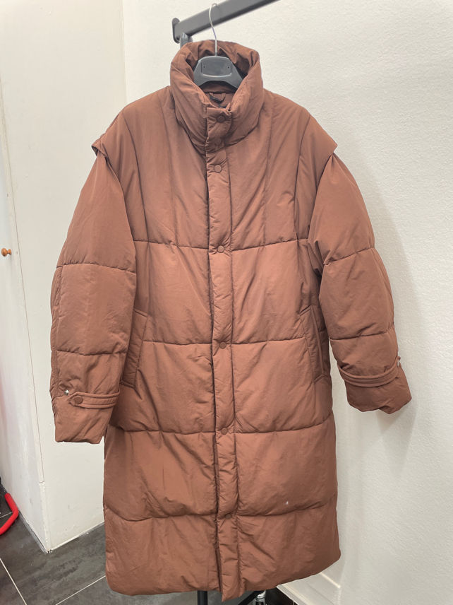 Oversized kabát s vysokým golierom