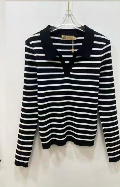 Rebrované polo tielko