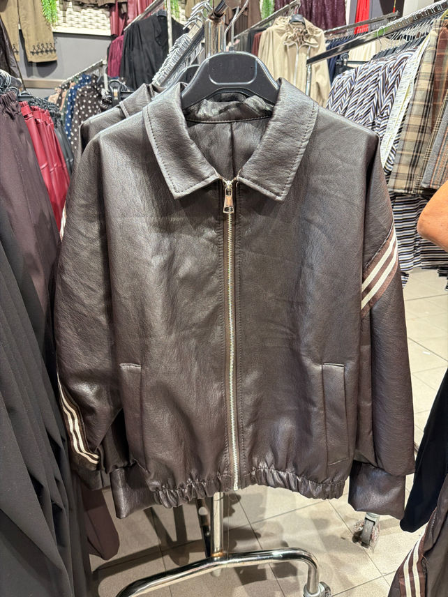 Bomber bunda s pruhmi