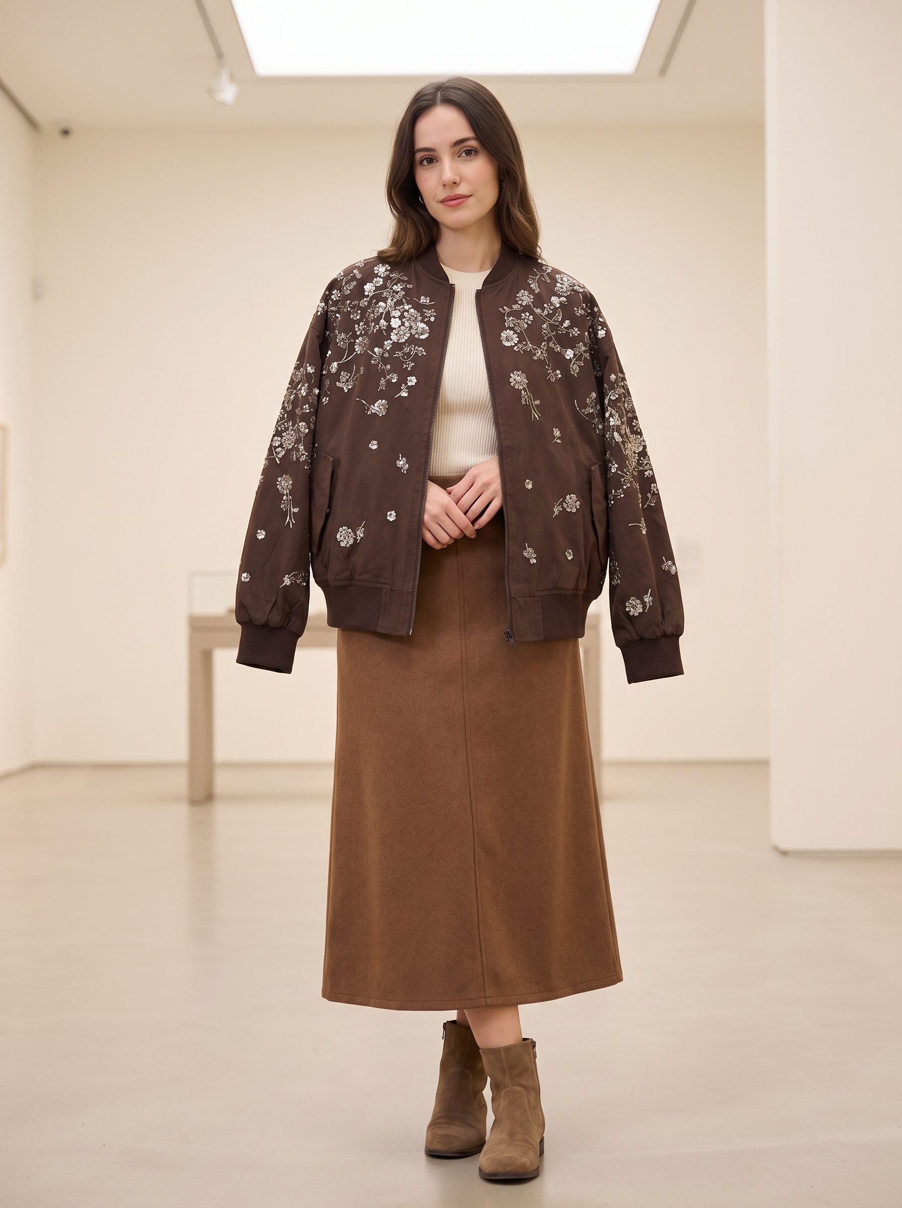 Oversize bomber bunda