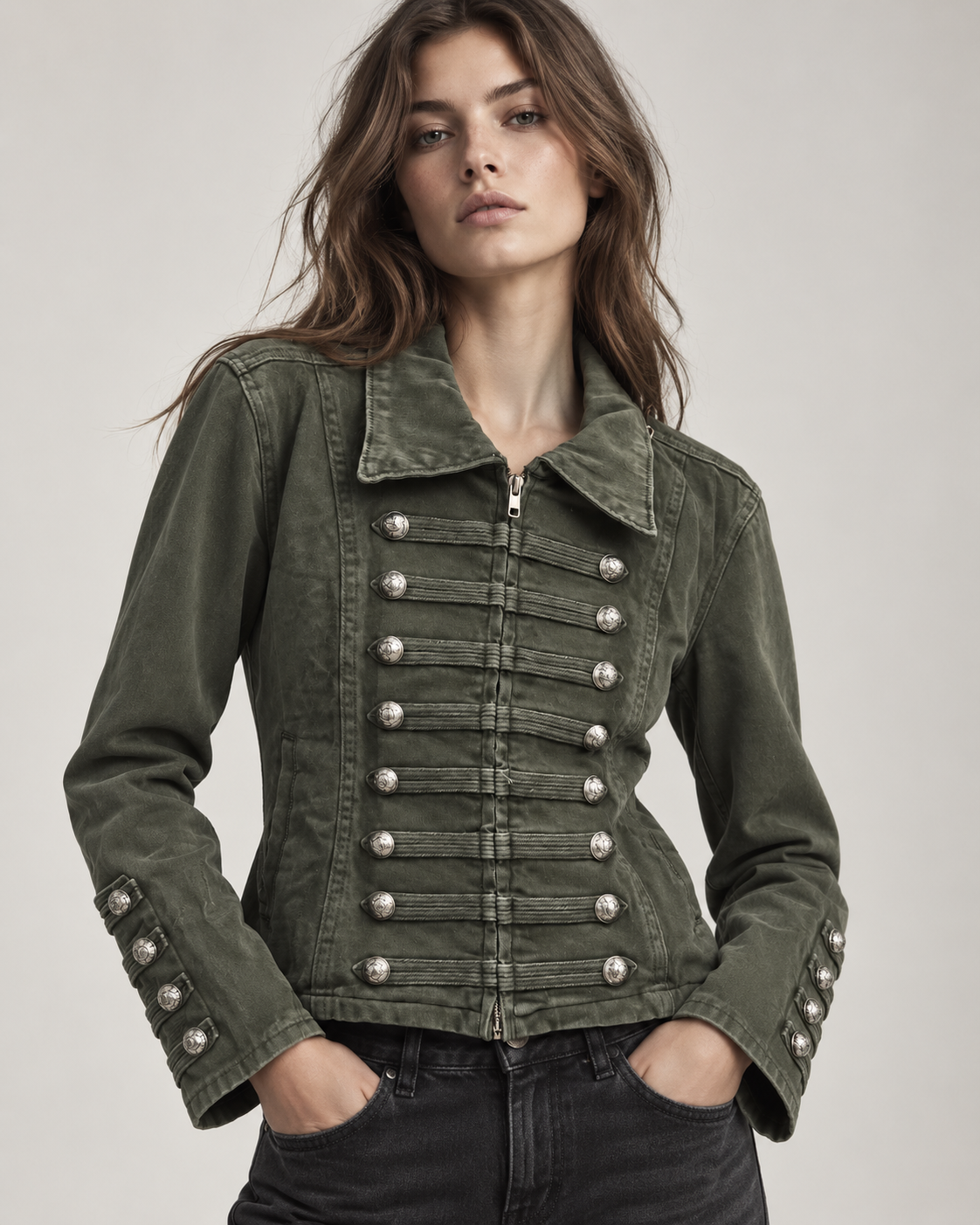 Krátka bunda Military Chic
