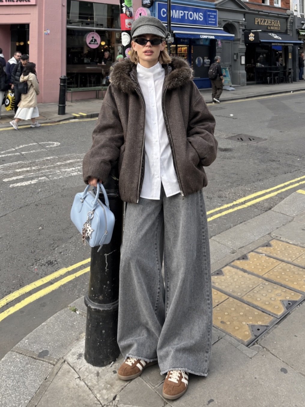Oversize bunda s kapucňou