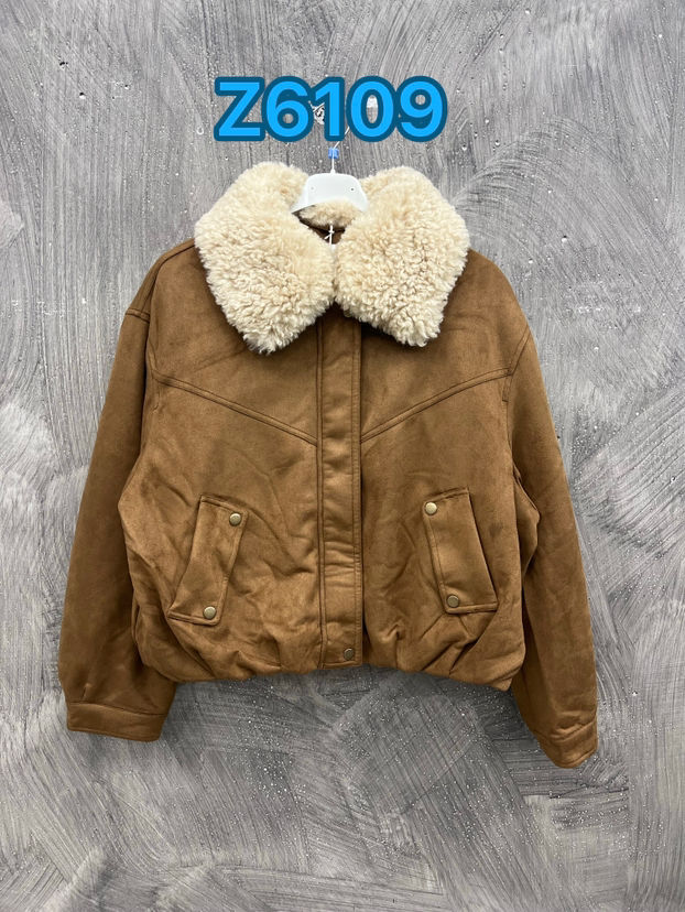 Voľná bomber bunda s golierom