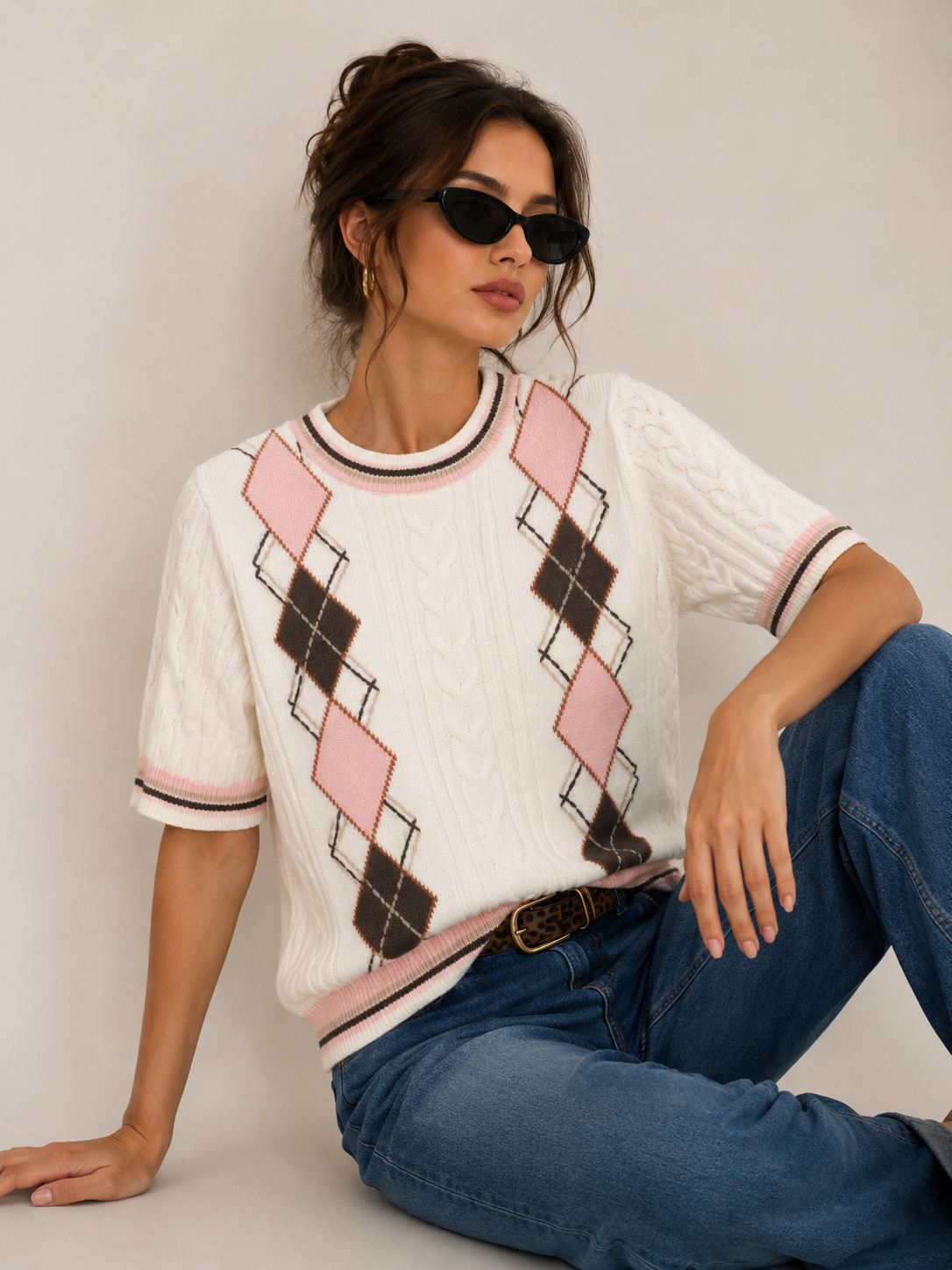Sveter Regular Argyle