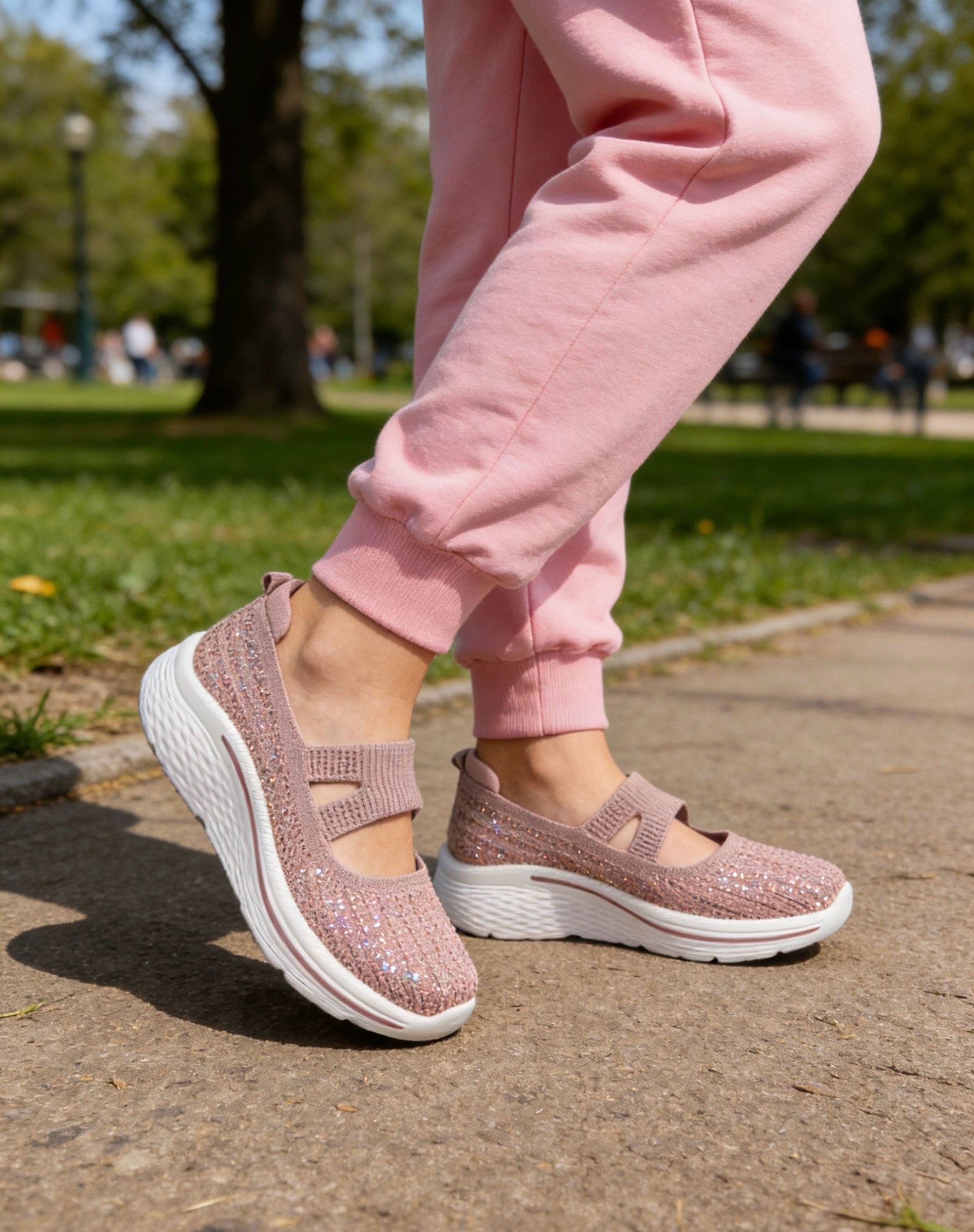 Pletené slip-on tenisky