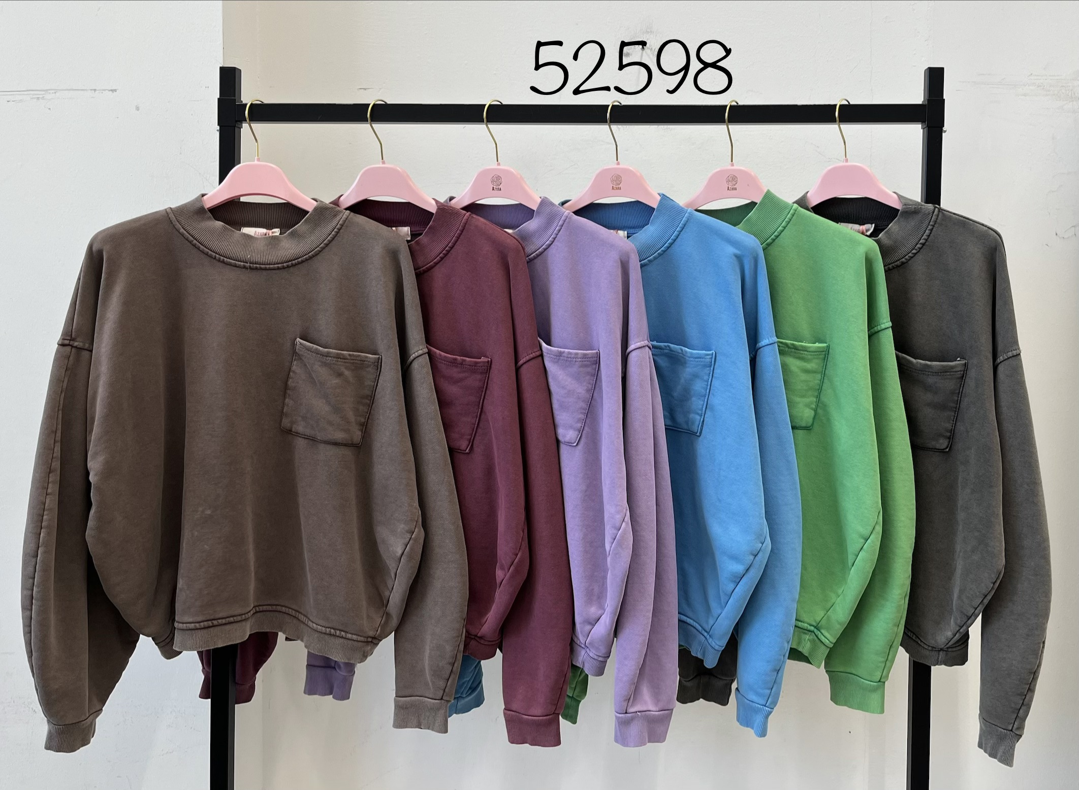 Oversized mikina s vreckom