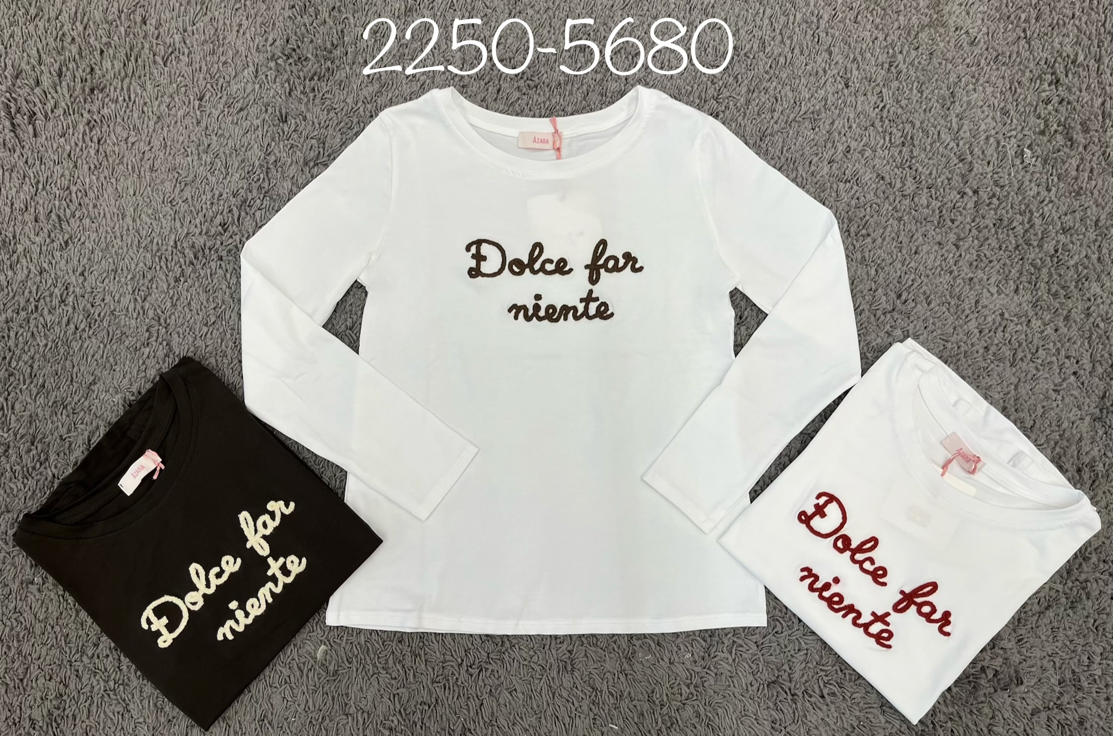 Dlhé tričko s výšivkou