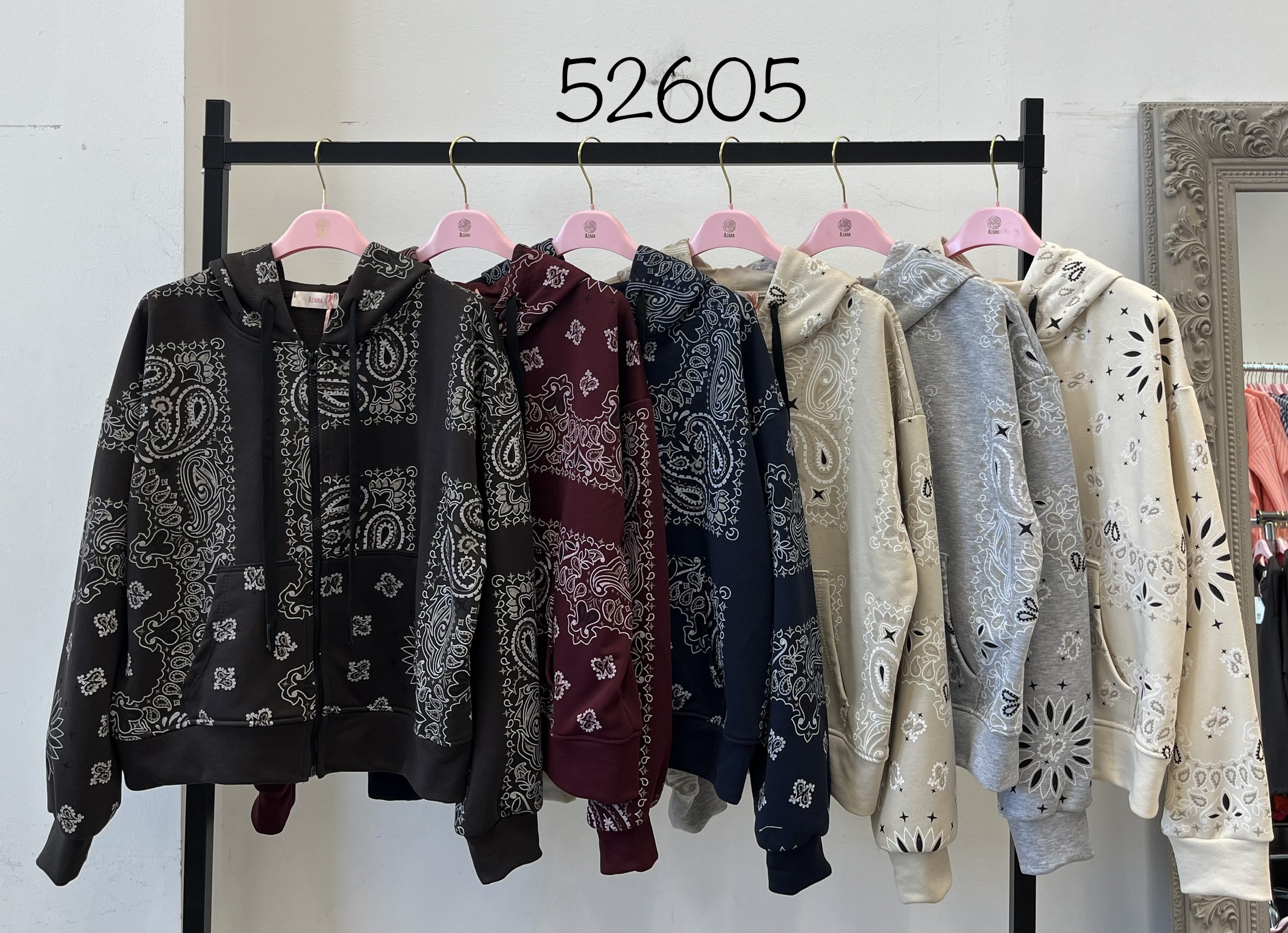 Mikina s Kapucňou Paisley