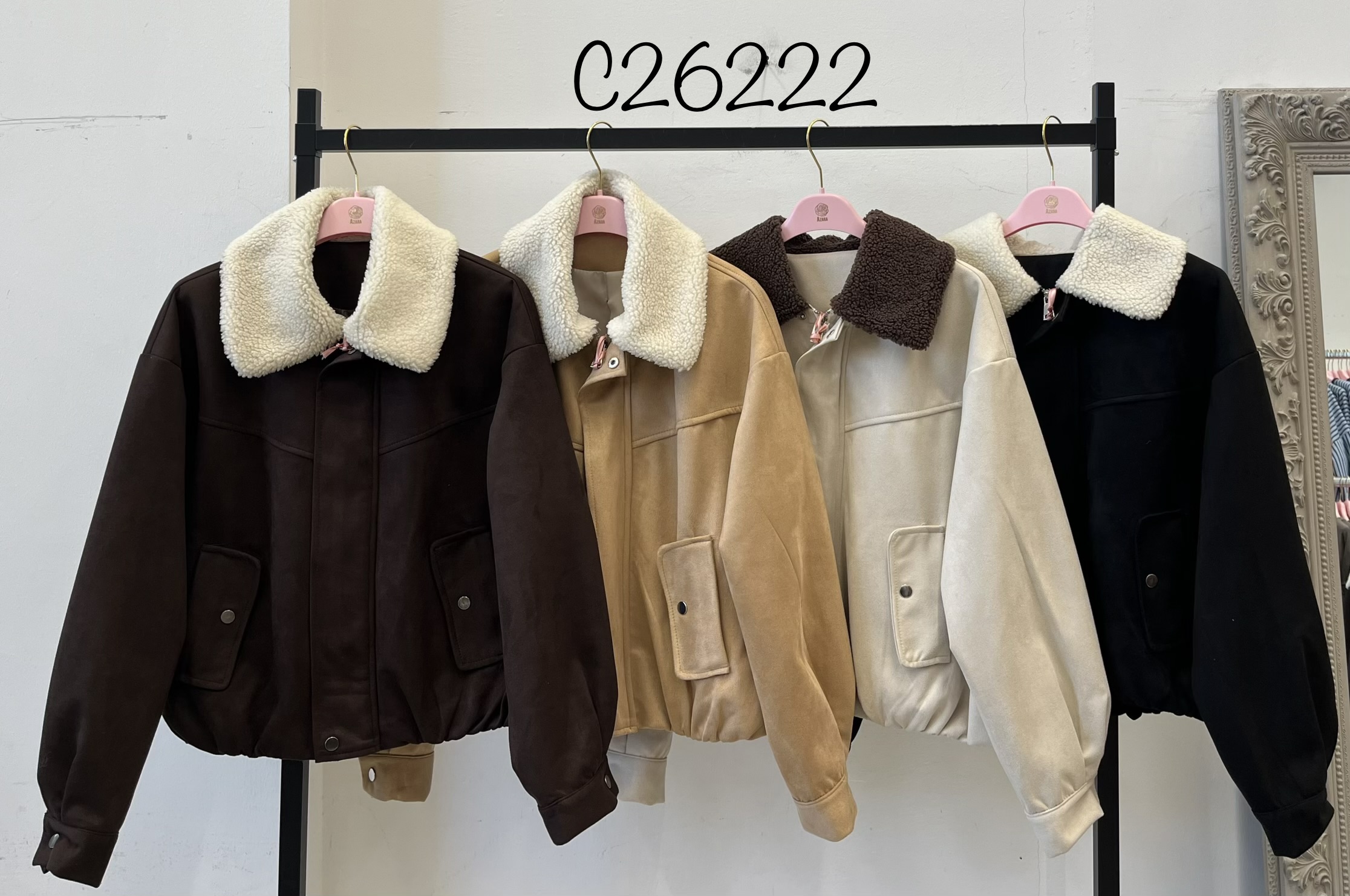 Bomber bunda s golierom