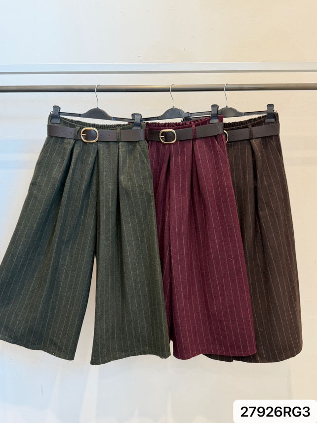 Nohavice Wide Leg s Plisovaním
