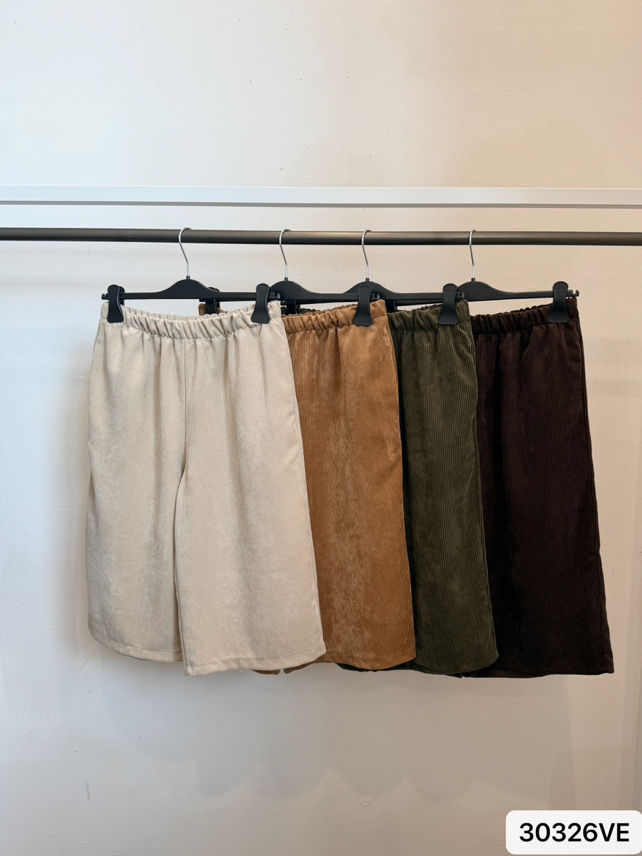Culotte nohavice s gumou v páse