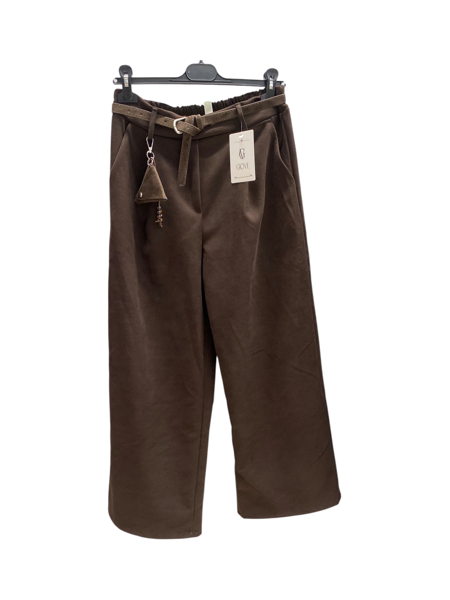 Nohavice Wide Leg s Opaskom