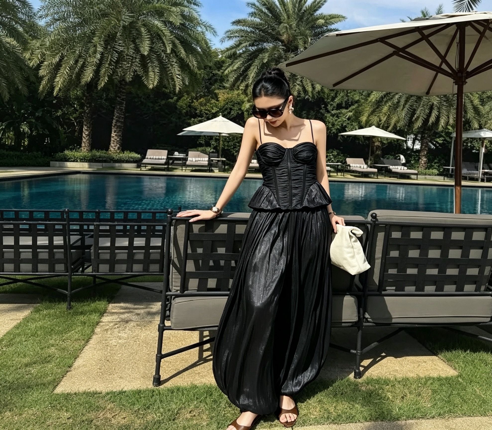 Bustier Maxi Set