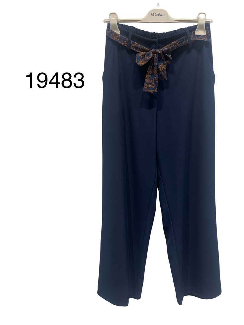 Nohavice Wide Leg s Mašľou