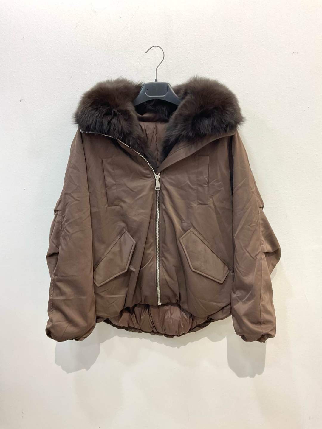 Oversize bunda s kapucňou