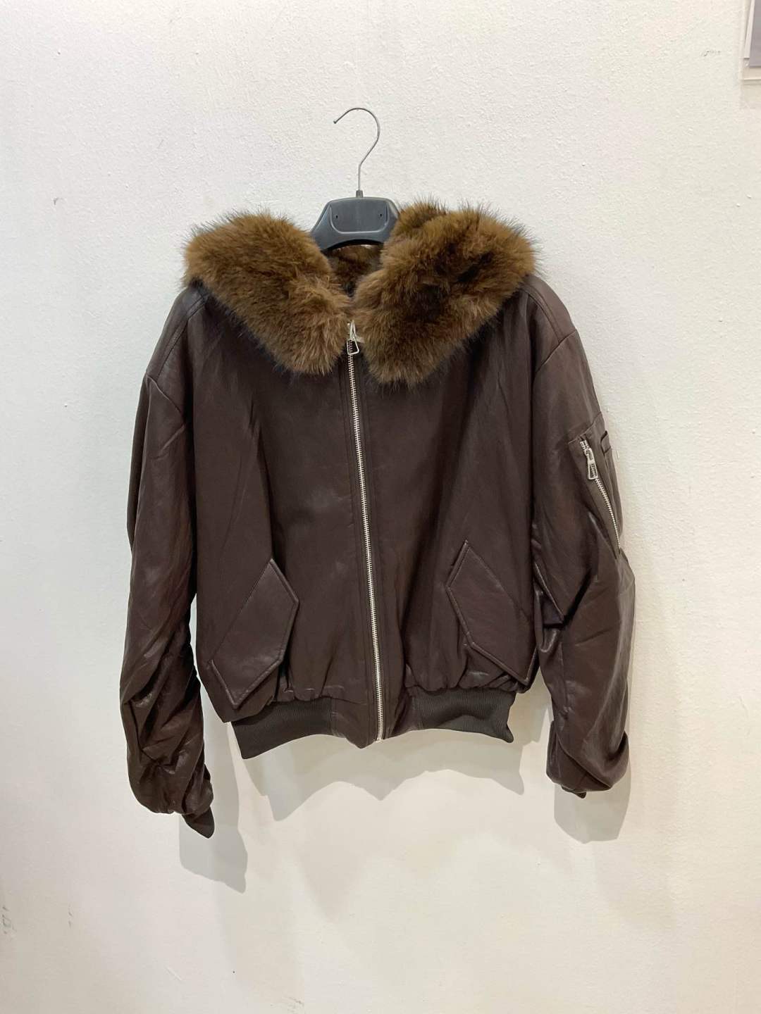 Bomber bunda s kapucňou