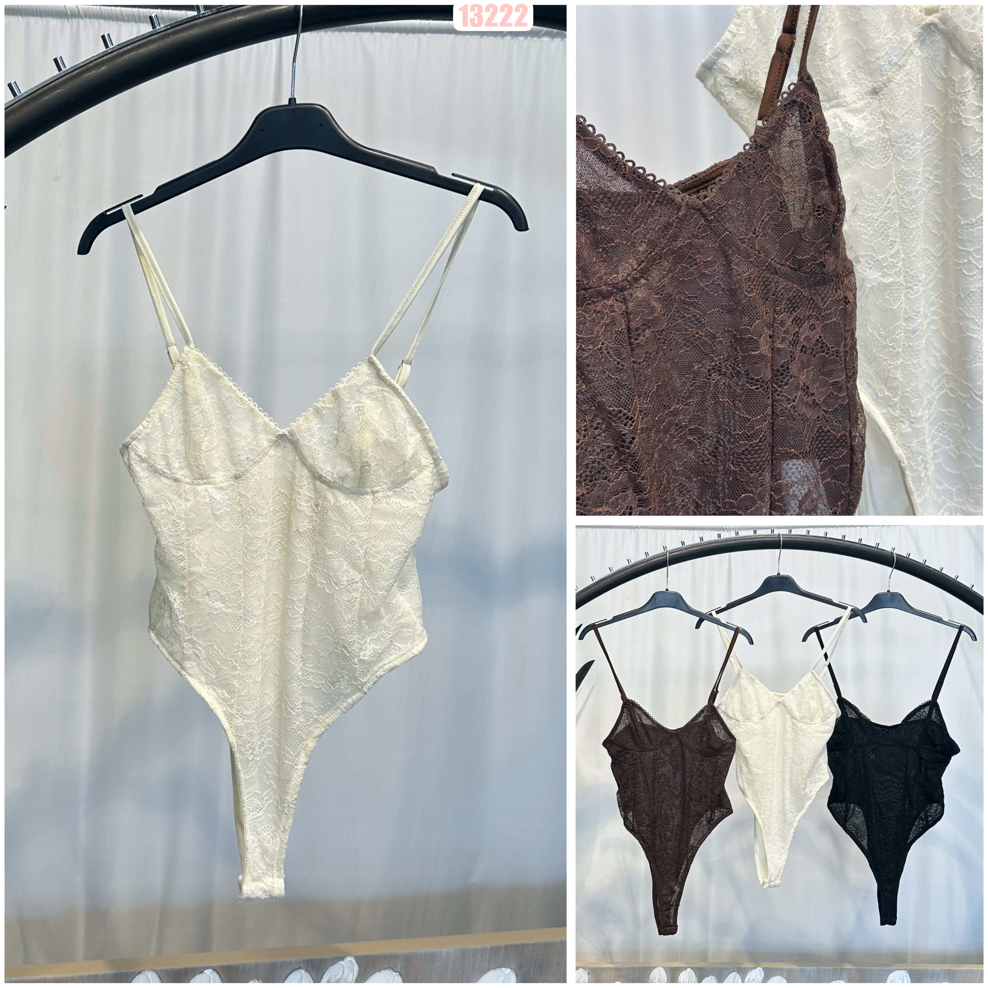 Priliehavé čipkované body