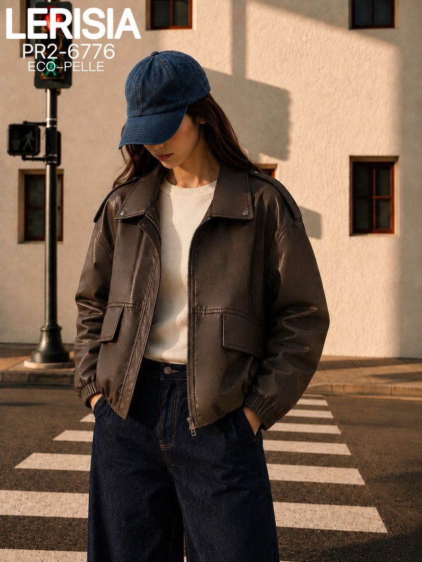 Oversize bunda s golierom