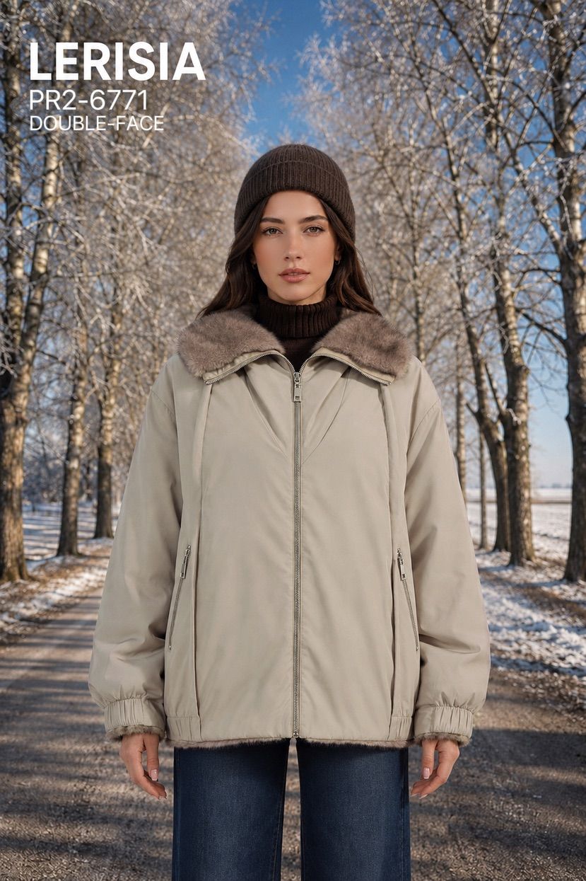 Oversize bunda s golierom