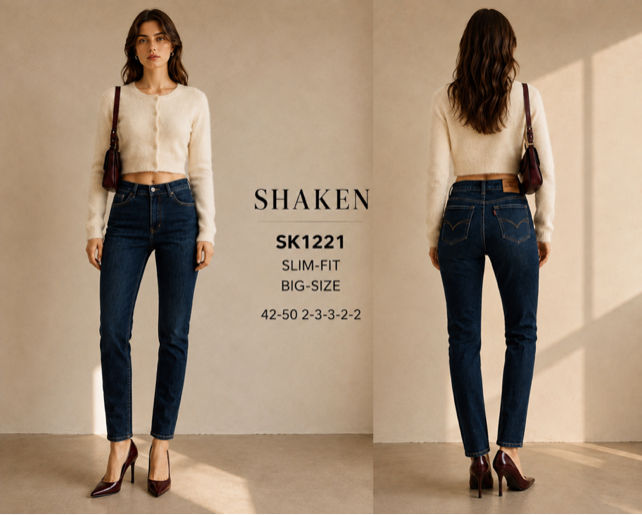 Slim-fit kotníkové nohavice