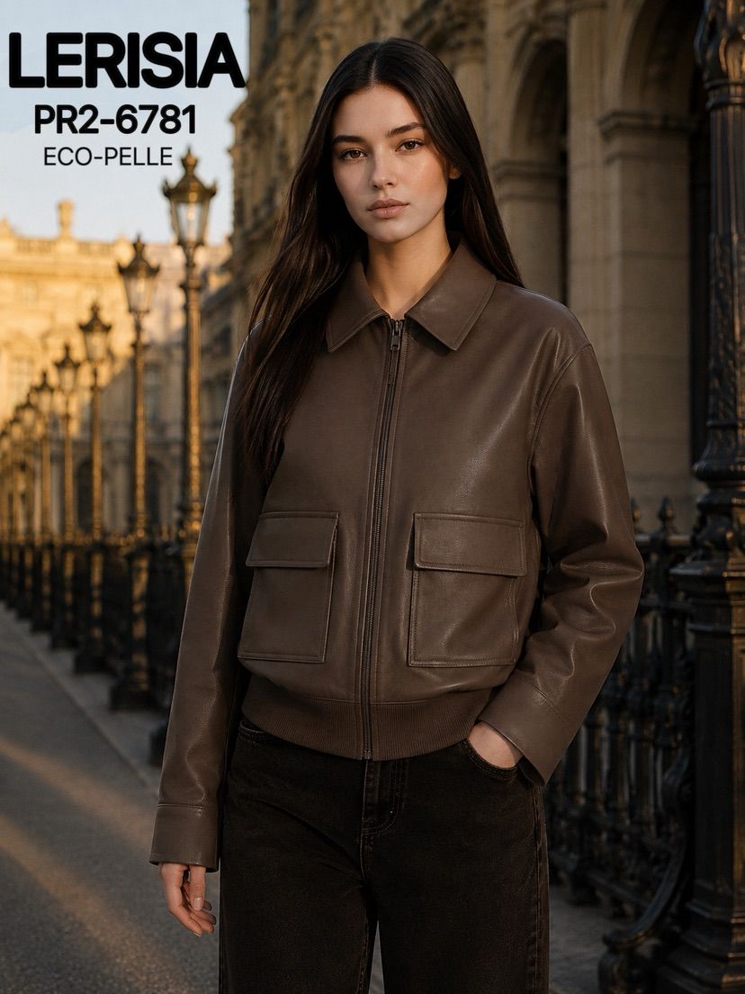 Bomber bunda s golierom