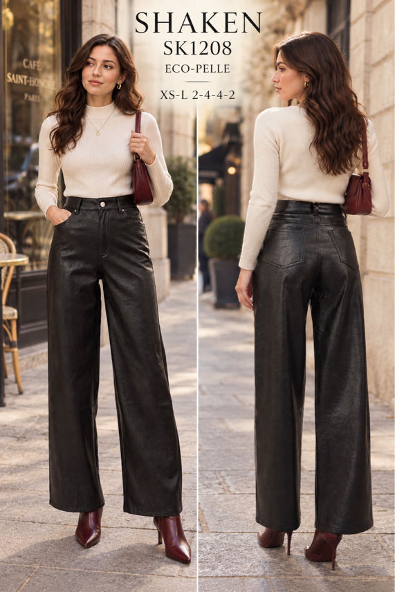 Nohavice Wide‑Leg s Vreckami