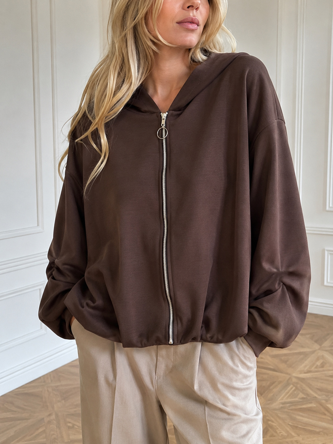 Oversize mikina s kapucňou
